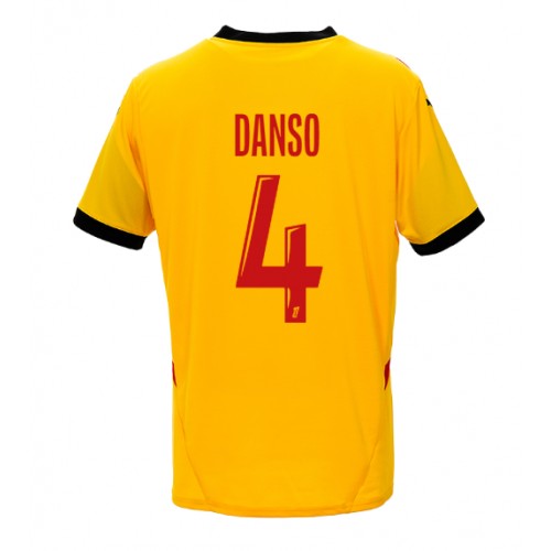 Pánský Fotbalový dres RC Lens Kevin Danso #4 2024-25 Domácí Krátký Rukáv